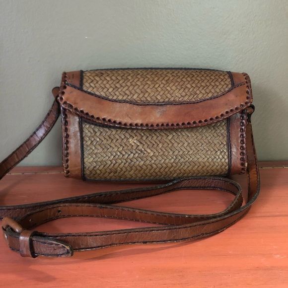 Handbags - Vintage woven leather adjustable strap